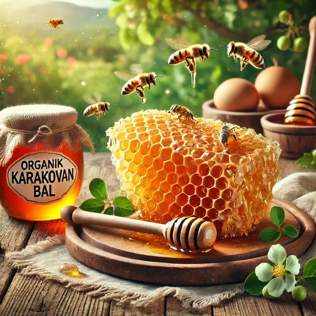 Organik Petek Karakovan Bal